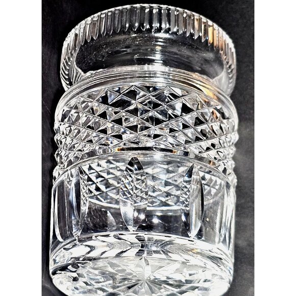 Waterford Cut Crystal Jam Honey Jar 4.5" servingware elegant luxury quality glam - Picture 9 of 13